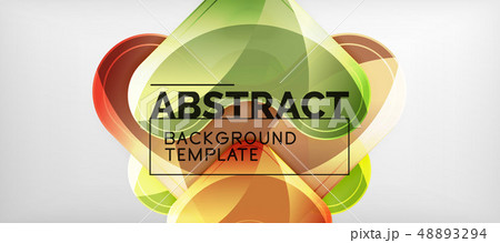 Shiny glossy arrows background, clean modern geometric design, futuristic composition 48893294