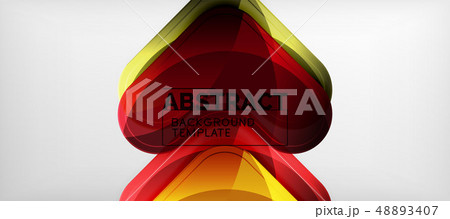 Techno lines, hi-tech futuristic abstract background template with arrow shapes 48893407