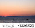 駿河湾に沈む夕日 48893523