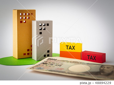 不動産　税金　消費税　相続税　TAX　購入　査定　オフィス　ビル　マンション 48894229