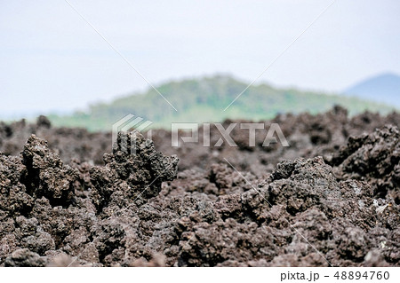 冷え固まった溶岩 （焼走り熔岩流） 48894760