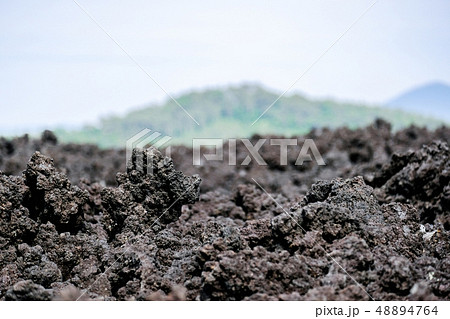 冷え固まった溶岩 （焼走り熔岩流） 48894764
