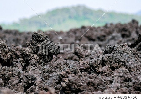 冷え固まった溶岩 （焼走り熔岩流） 48894766