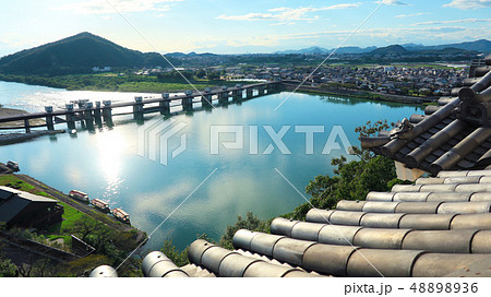 愛知県　犬山　犬山城　天守から見た風景 48898936