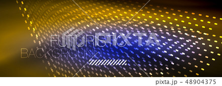 Digital flowing wave particles abstract background, vector smoke effect design Digital flowing wave particles abstract background, vector smoke effect design 48904375