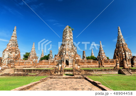 Wat Chaiwatthanaram in the city of Ayutthaya Wat Chaiwatthanaram in the city of Ayutthaya 48904458