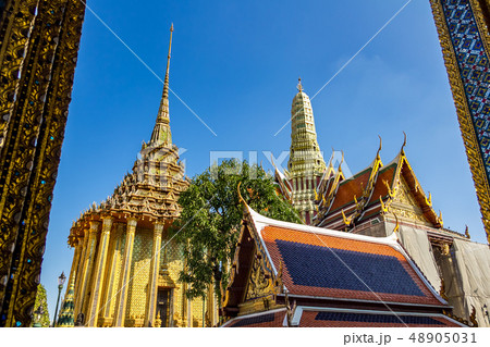 ワットプラケオ寺院　タイ観光 48905031
