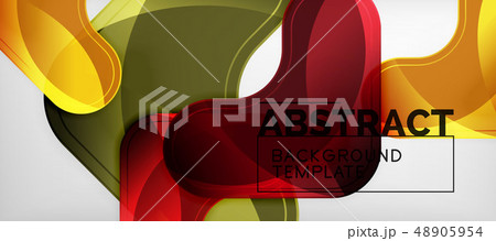 Techno lines, hi-tech futuristic abstract background template with arrow shapes 48905954