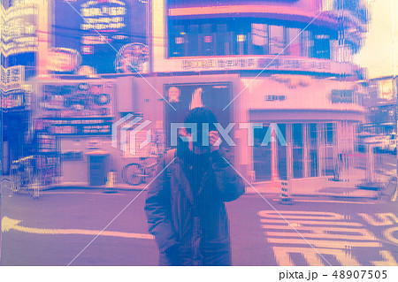 Hongdae street selfie 48907505