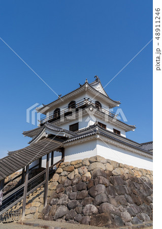 青空と白石城 48911246