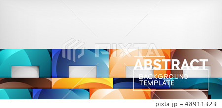 Abstract squares geometric background can be used in cover design, book design, website background 48911323