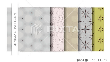 Set of The Abstract Wallpaper Pattern Background 48911979