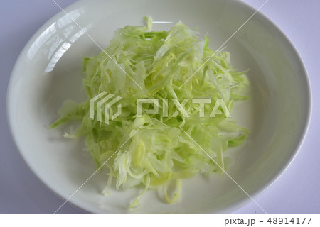 ピラーでキャベツの千切り 48914177