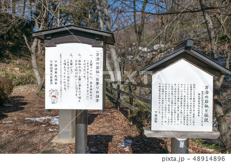 長野県 下諏訪町 パワースポット 万治の石仏( まんじのせきぶつ) 長野県 下諏訪町 パワースポット 万治の石仏( まんじのせきぶつ) 48914896