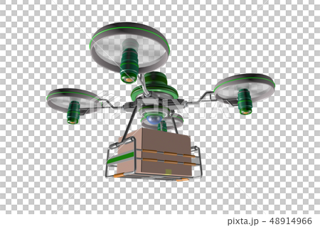 無人機交付圖像(透明材料) 無人機交付圖像(透明材料) 48914966