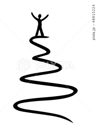 Route to success vector illustration. 48915224
