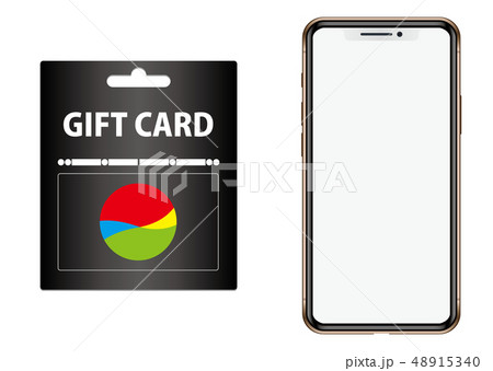 ギフトカードとスマートフォン 48915340