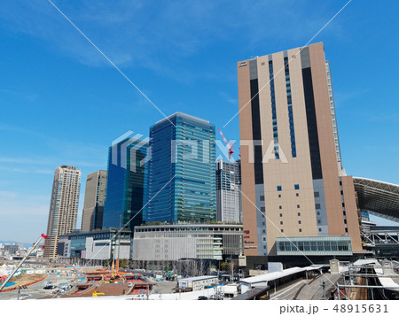 大阪梅田 JR大阪駅と貨物駅跡地に工事が地下新駅 大阪梅田 JR大阪駅と貨物駅跡地に工事が地下新駅 48915631