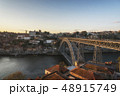View of Douro River and Dom Luis Bridge 48915749