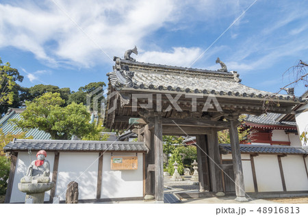 龍雲寺の山門（静岡県浜松市西区） 48916813