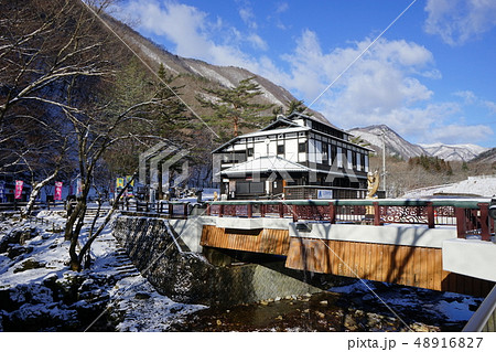 新雪の朝岩泉龍泉洞 新雪の朝岩泉龍泉洞 48916827