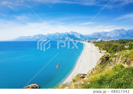 Konyaalti beach, Antalya, Turkey. 48917342