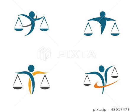 Lawyer logo template vector icon 48917473