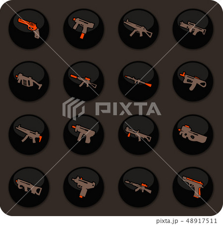 Set of hand weapons 48917511
