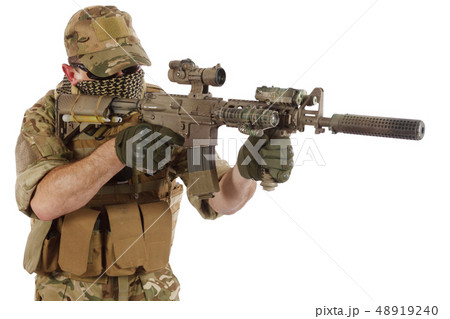 Private Military Company contractor with assault 48919240
