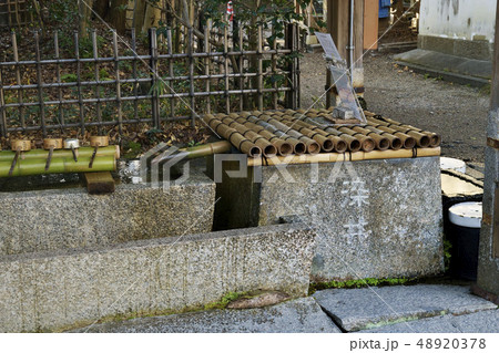 染井の水　京都三名水　梨木神社 48920378