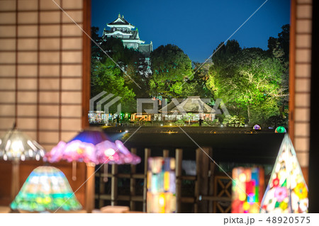 岡山後楽園、夜間特別開園「幻想庭園」（岡山県岡山市北区）※作品コメント欄に撮影位置 48920575