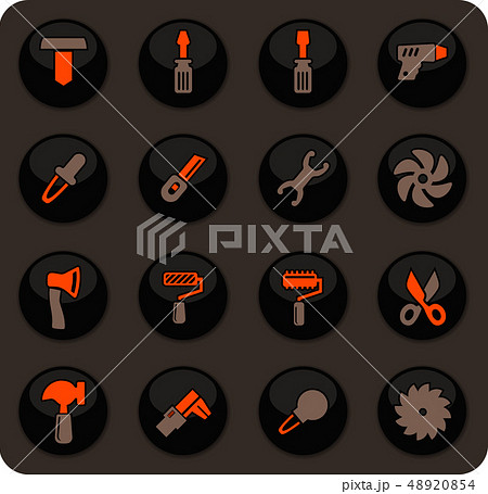 Work tools icons set 48920854