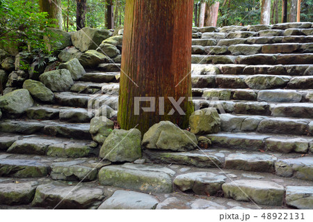 伊勢神宮の石段 伊勢神宮の石段 48922131