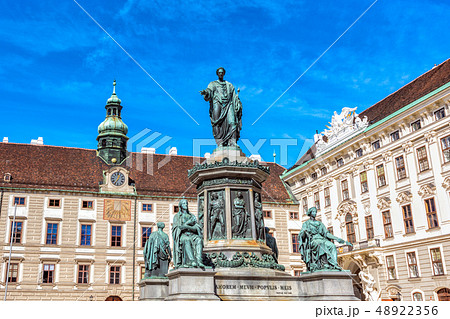 Vienna, Austria. Monument to Emperor Franz I, Hofburg 48922356