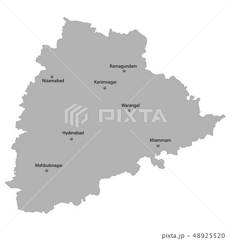 High Quality map state of India 48925520