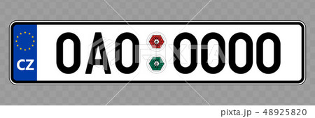 Vehicle number plate Vehicle number plate 48925820