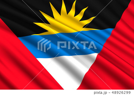 waving flag background 48926299