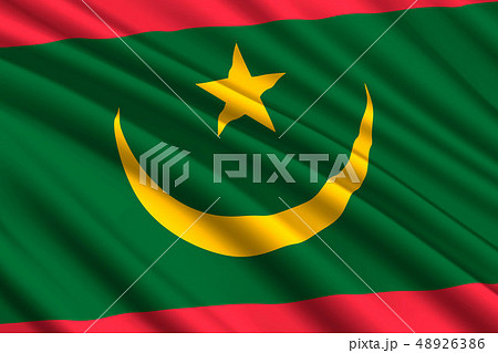 waving flag background 48926386