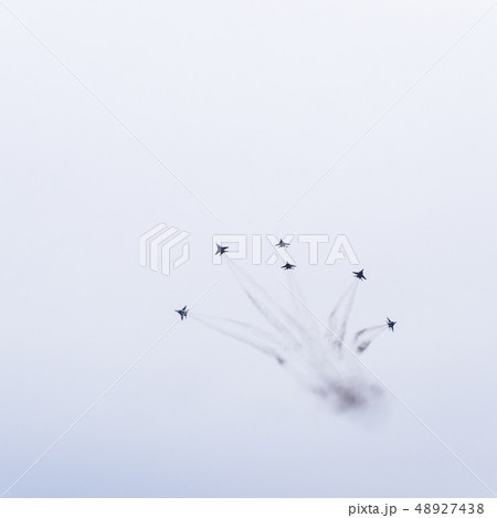 Air show in the sky above Air show in the sky above 48927438