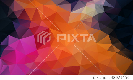 vector irregular polygon background orange pink 48929150