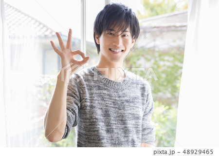 男性　ライフスタイル 48929465