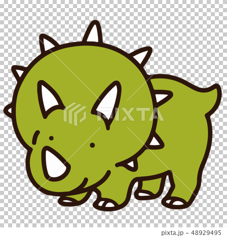 トリケラトプスのイラスト素材