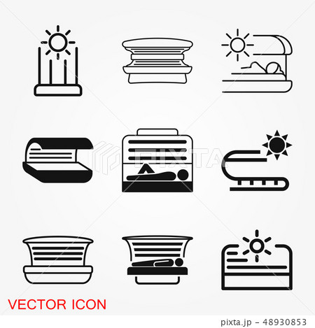 Solarium icon vector sign symbol for design Solarium icon vector sign symbol for design 48930853
