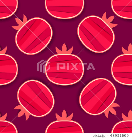 Grenades seamless pattern. Background of red Grenades seamless pattern. Background of red 48931609