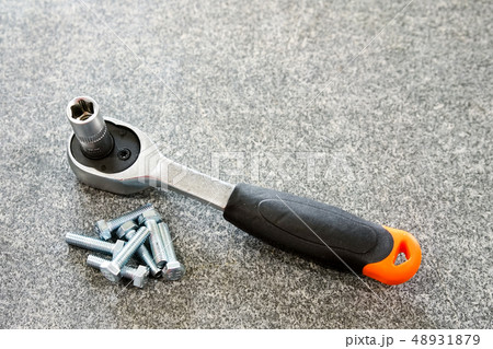 ratchet with socket and screws ratchet with socket and screws 48931879