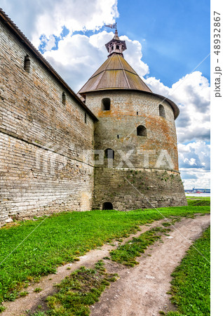 Tower of medieval Oreshek fortress 48932867