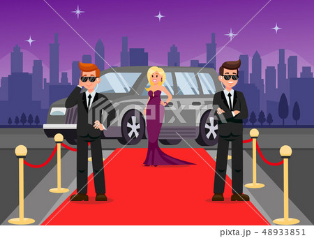 Bodyguards and Female Celebrity Cartoon Characters 48933851