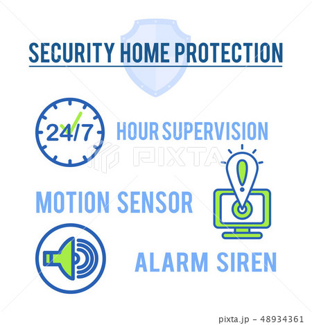 Security Home Protection Vector Banner Template 48934361