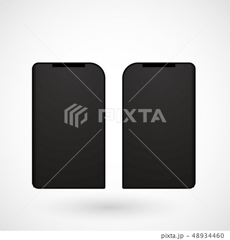 Foldable screen smartphone, vector Foldable screen smartphone, vector 48934460