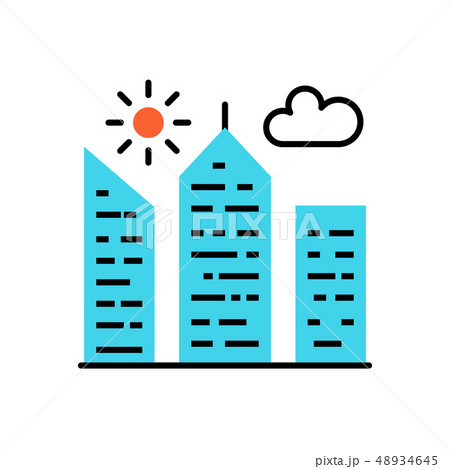 City Building Vector Icon 48934645